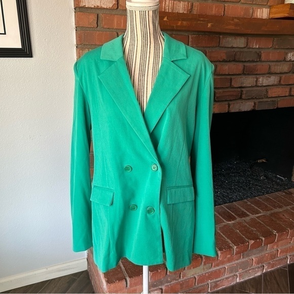 NWT Ena Pelly Jolie Blazer in Evergreen Sz 6 - Picture 5 of 11